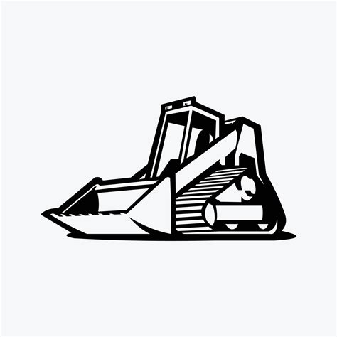 skid steer pictures free|skid steer clip art outline.